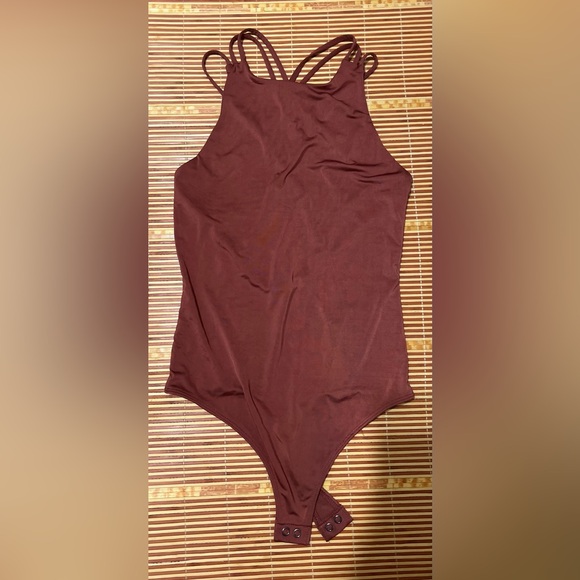 Express Tops - EXPRESS Strappy Back Bodysuit